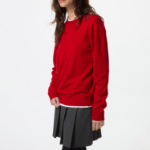 Uniqlo Свитер из мериносовой шерсти с круглым вырезом