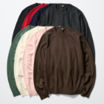 Uniqlo Свитер из мериносовой шерсти с круглым вырезом