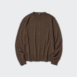 Uniqlo Свитер из мериносовой шерсти с круглым вырезом