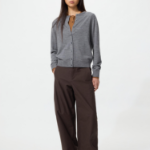 Uniqlo Мериносовый кардиган с круглым вырезом