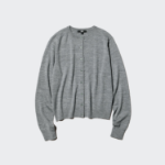 Uniqlo Мериносовый кардиган с круглым вырезом