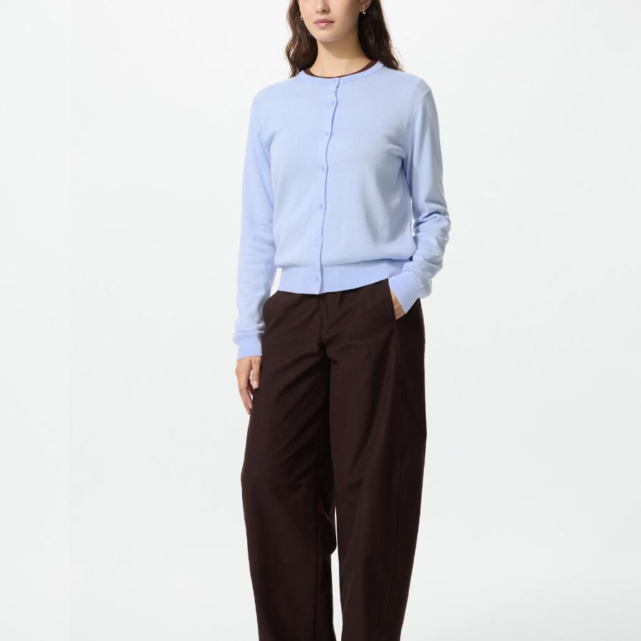 Uniqlo Кардиган с круглым вырезом и защитой от УФ-лучей