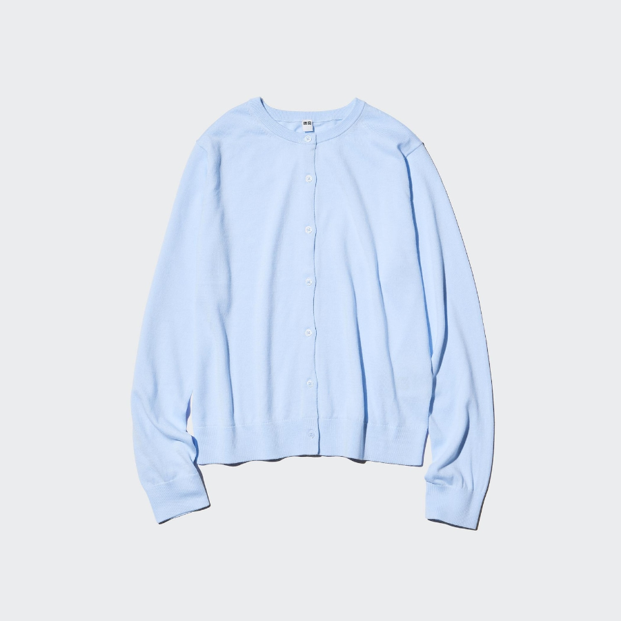 Uniqlo Кардиган с круглым вырезом и защитой от УФ-лучей