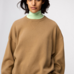 Uniqlo Хлопковый свитер с круглым вырезом
