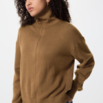Uniqlo Кардиган из гладкого хлопка на молнии