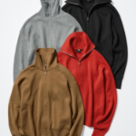 Uniqlo Кардиган из гладкого хлопка на молнии