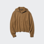 Uniqlo Кардиган из гладкого хлопка на молнии