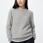 Uniqlo Кашемировый свитер с круглым вырезом