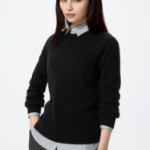 Uniqlo Кашемировый свитер с круглым вырезом