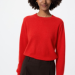 Uniqlo Кашемировый свитер с круглым вырезом
