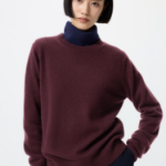 Uniqlo Кашемировый свитер с круглым вырезом