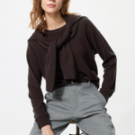Uniqlo Кашемировый свитер с круглым вырезом