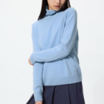 Uniqlo Кашемировый свитер с круглым вырезом