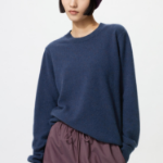 Uniqlo Кашемировый свитер с круглым вырезом