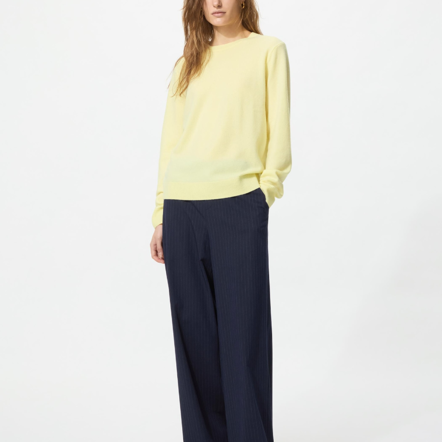 Uniqlo Кашемировый свитер с круглым вырезом
