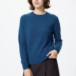 Uniqlo Кашемировый джемпер с круглым вырезом