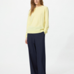 Uniqlo Кашемировый джемпер с круглым вырезом