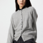 Uniqlo Кашемировый кардиган с круглым вырезом