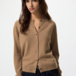 Uniqlo Кашемировый кардиган с круглым вырезом