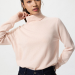 Uniqlo Кашемировый свитер-водолазка