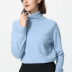 Uniqlo Кашемировый свитер-водолазка