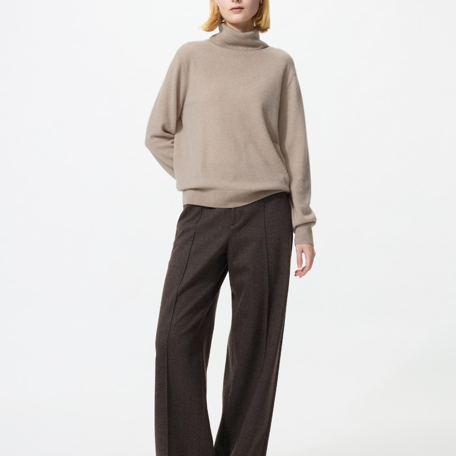 Uniqlo Кашемировый свитер-водолазка