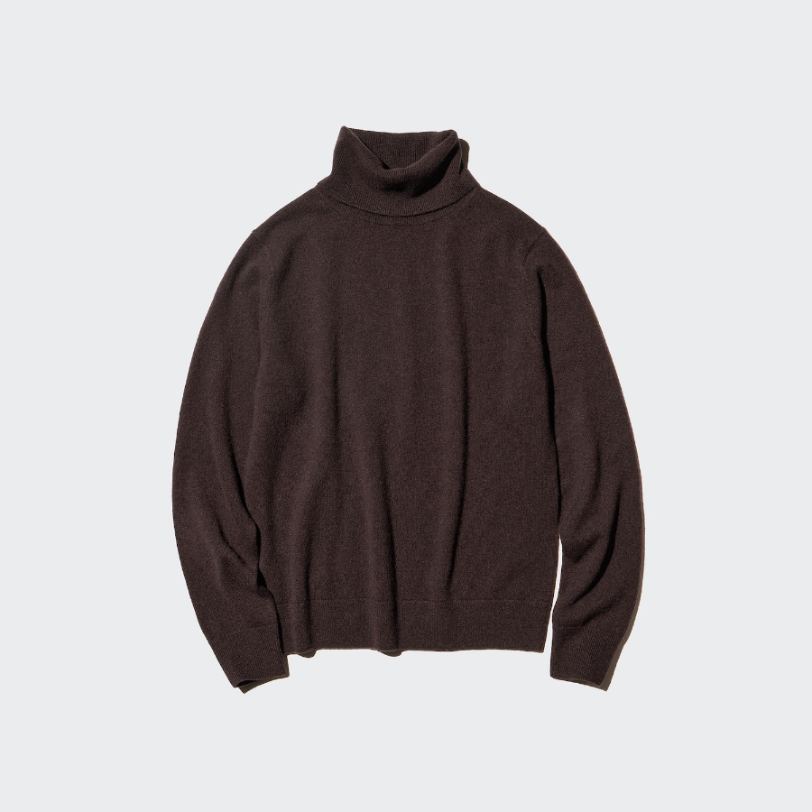 Uniqlo Кашемировый свитер-водолазка