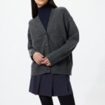 Uniqlo Кардиган свободного кроя из пряжи Soufflé