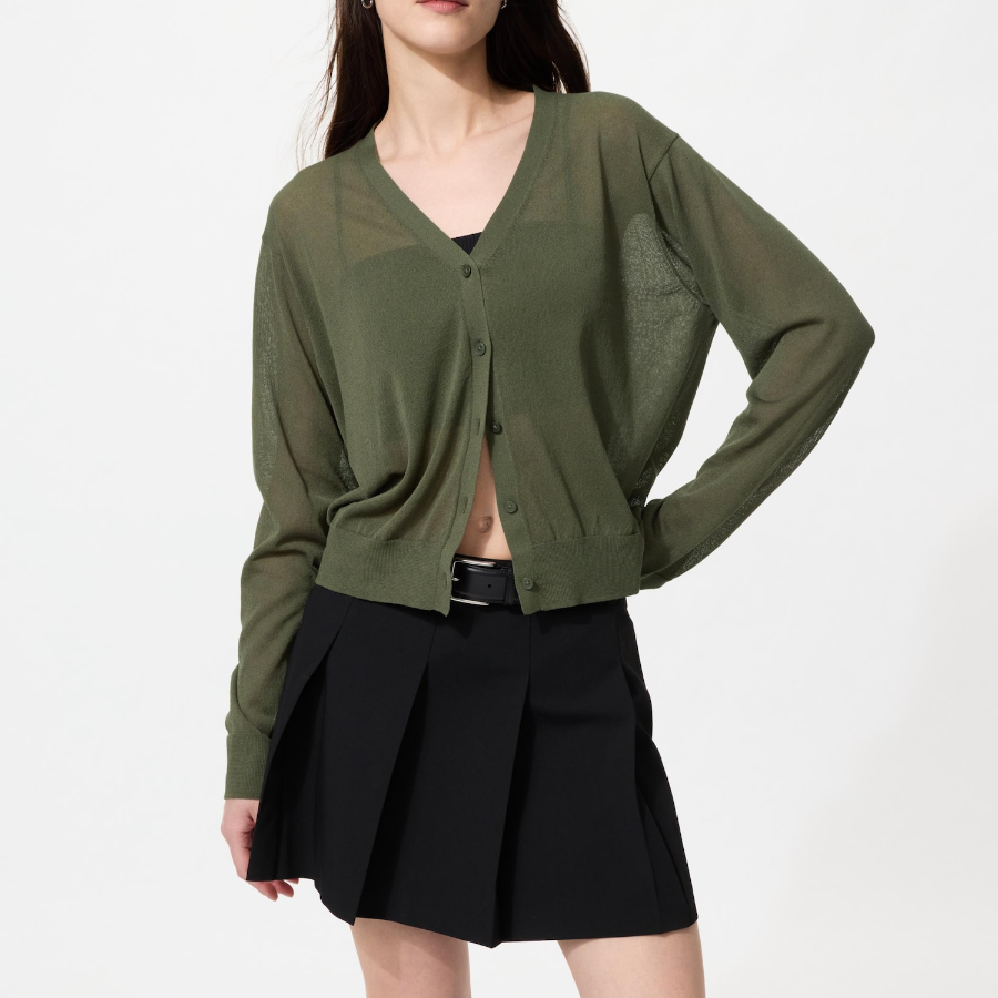 Uniqlo Лёгкий кардиган с V-образным вырезом