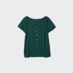 Uniqlo Кардиган с круглым вырезом и короткими рукавами