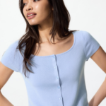 Uniqlo Кардиган с круглым вырезом и короткими рукавами