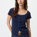 Uniqlo Кардиган с круглым вырезом и короткими рукавами
