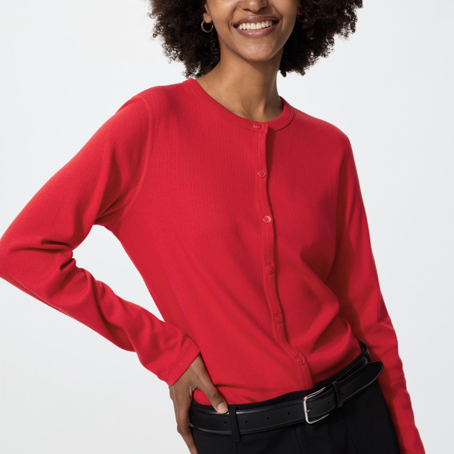 Uniqlo Кардиган с ажурной вязкой