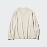 Uniqlo Трикотажный свитер с V-образным вырезом
