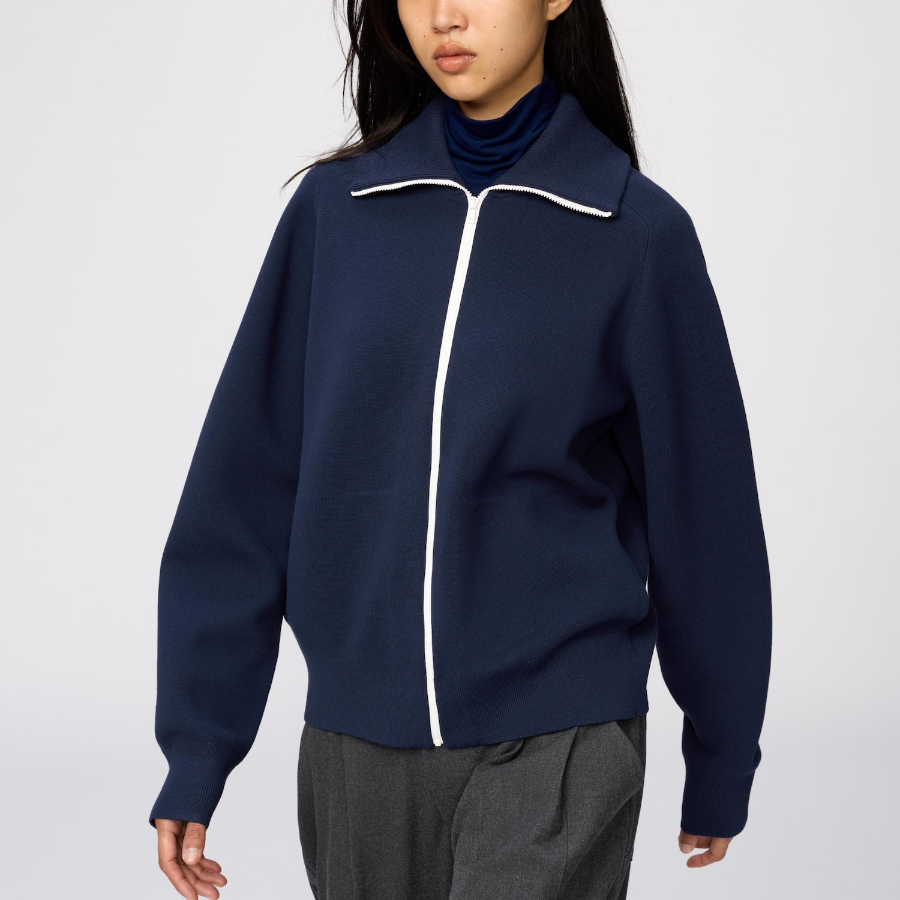 Uniqlo Кардиган на молнии из трикотажа миланской вязки