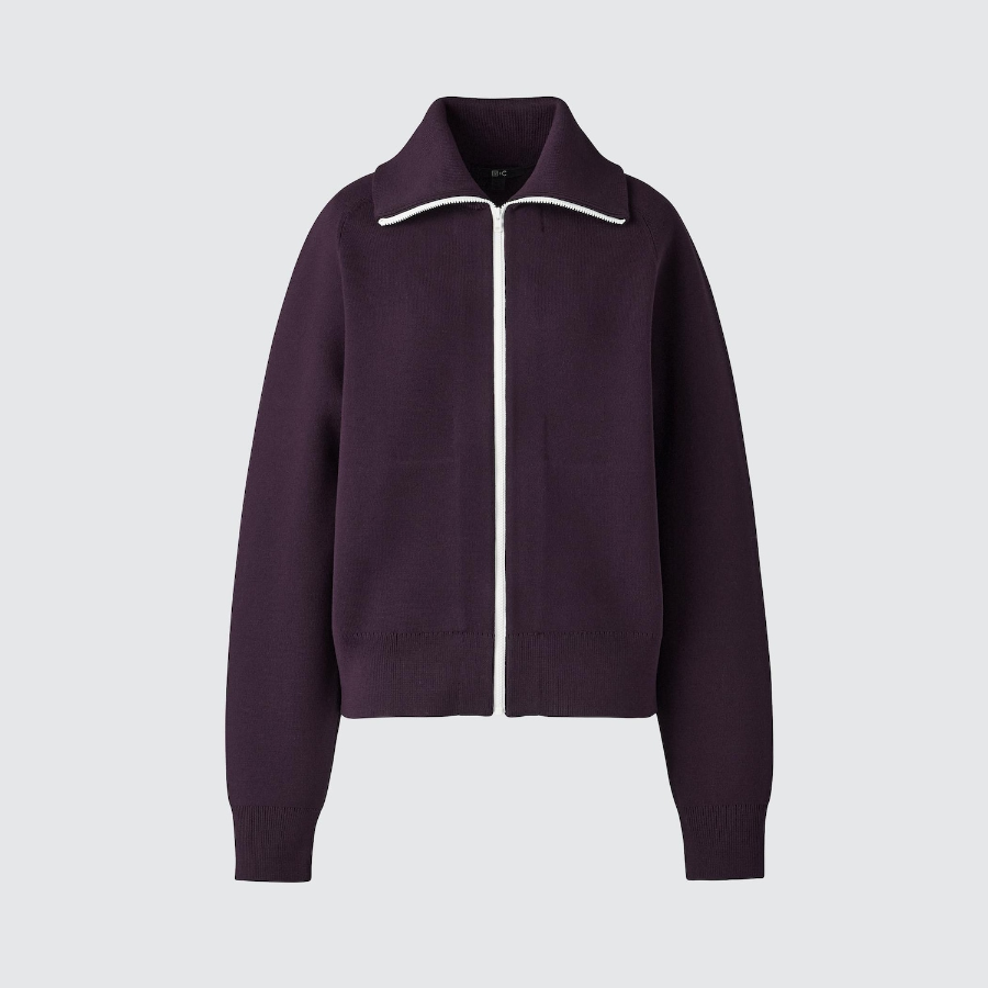 Uniqlo Кардиган на молнии из трикотажа миланской вязки