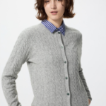 Uniqlo Кардиган с косами и круглым вырезом