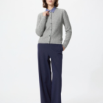 Uniqlo Кардиган с косами и круглым вырезом