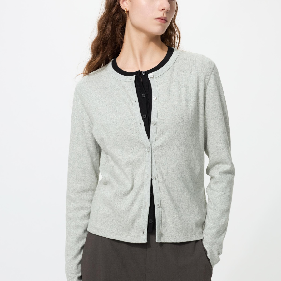 Uniqlo Кардиган с ажурной вязкой