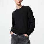 Uniqlo Мериносовый свитер с круглым вырезом
