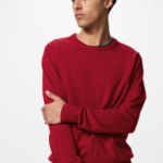 Uniqlo Мериносовый свитер с круглым вырезом