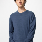 Uniqlo Мериносовый свитер с круглым вырезом