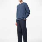 Uniqlo Мериносовый свитер с круглым вырезом