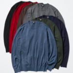 Uniqlo Мериносовый свитер с круглым вырезом