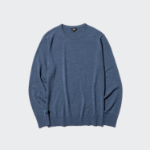 Uniqlo Мериносовый свитер с круглым вырезом