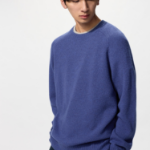 Uniqlo Свитер из шерсти ягнёнка с круглым вырезом