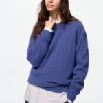 Uniqlo Свитер из шерсти ягнёнка с круглым вырезом