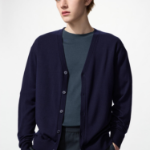 Uniqlo Кардиган из мериносовой шерсти с V-образным вырезом
