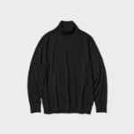 Uniqlo Шерстяной свитер с высоким воротником