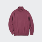 Uniqlo Шерстяной свитер с высоким воротником